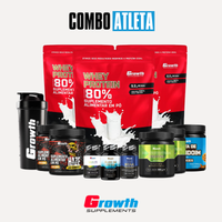 [COMBO ATLETA] Kit com 3 Whey 1kg + 2 Creatina 250g + 2 Pré-Treino Haze + 1 Multivitamínico + 1 Óleo de Peixe + 1 BCAA + 1 Pasta de Amendoim + 1 Coqueteleira 700ml