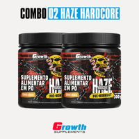 [COMBO 02 HAZE HARDCORE] Kit com 2 Pré-Treino Haze Hardcore - 300g